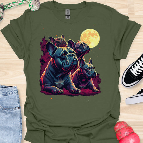 Bulldog & Moon - V3 - Quads T-Shirt